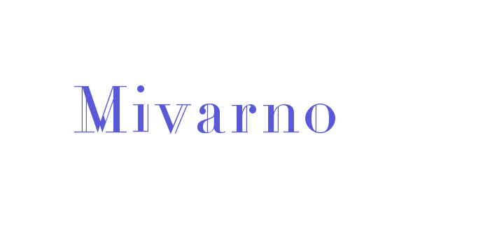 Mivarno Font Download