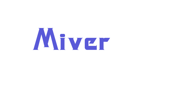 Miver Font Download