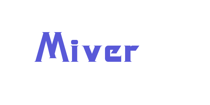 Miver Font