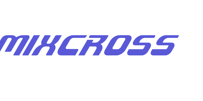 Mixcross Font