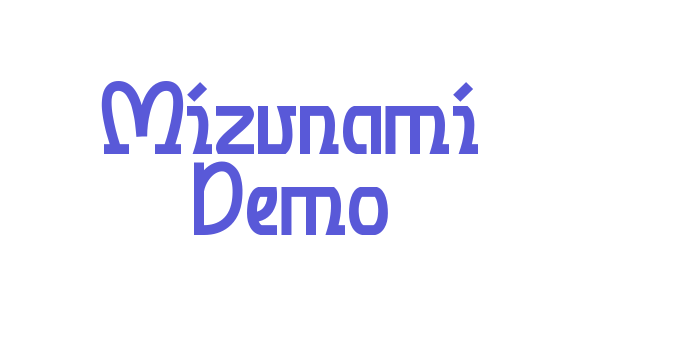 Mizunami Demo Font Download