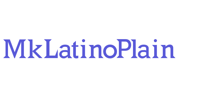 MkLatinoPlain Font Download