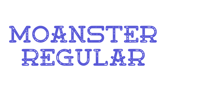 Moanster Regular Font Download