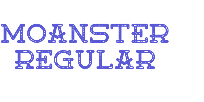 Moanster Regular Font