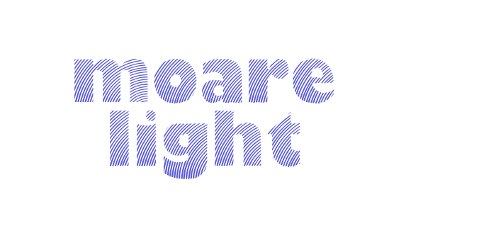 Moare Light Font