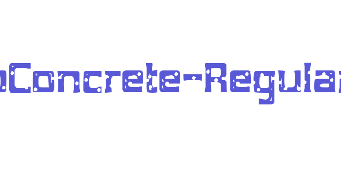 MobConcrete-Regular Font Download