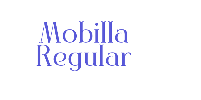 Mobilla Regular Font Download