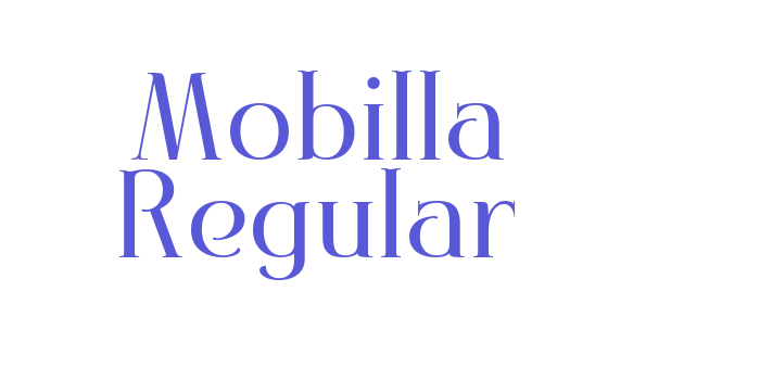 Mobilla Regular Font