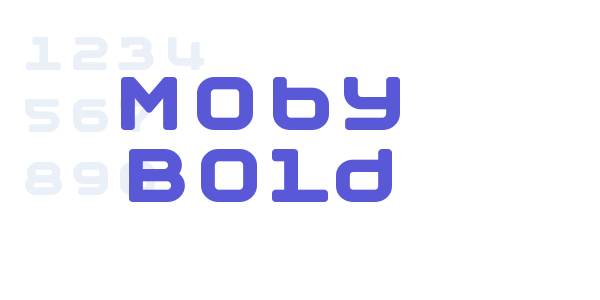 Moby Bold font