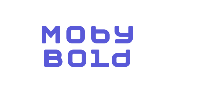 Moby Bold Font Download