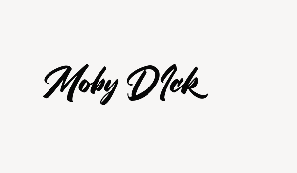 Moby DIck Font