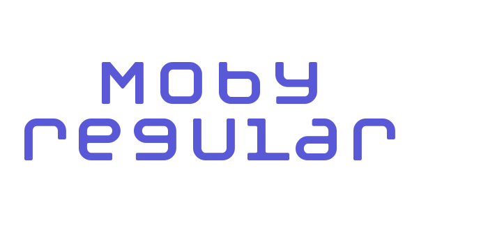 Moby regular Font Download