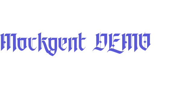 Mockgent-DEMO font free