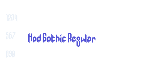 Mod Gothic Regular-font-download