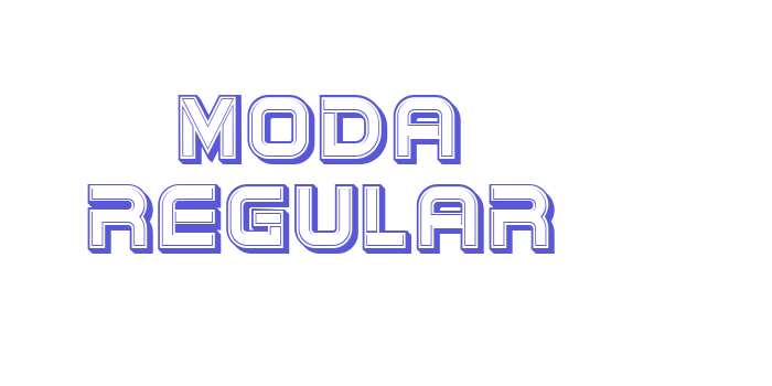 Moda Regular Font Download