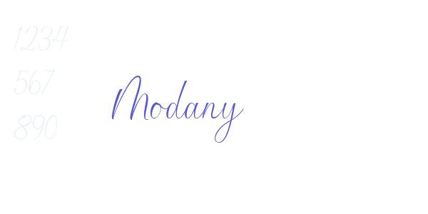 Modany font free