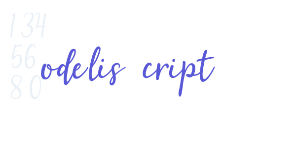 Modelis Script font free