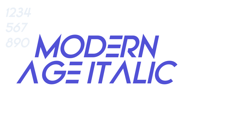 Modern Age Italic-font-download