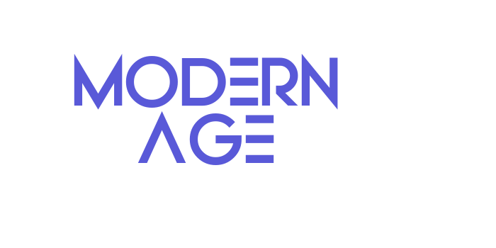 Modern Age Font Download