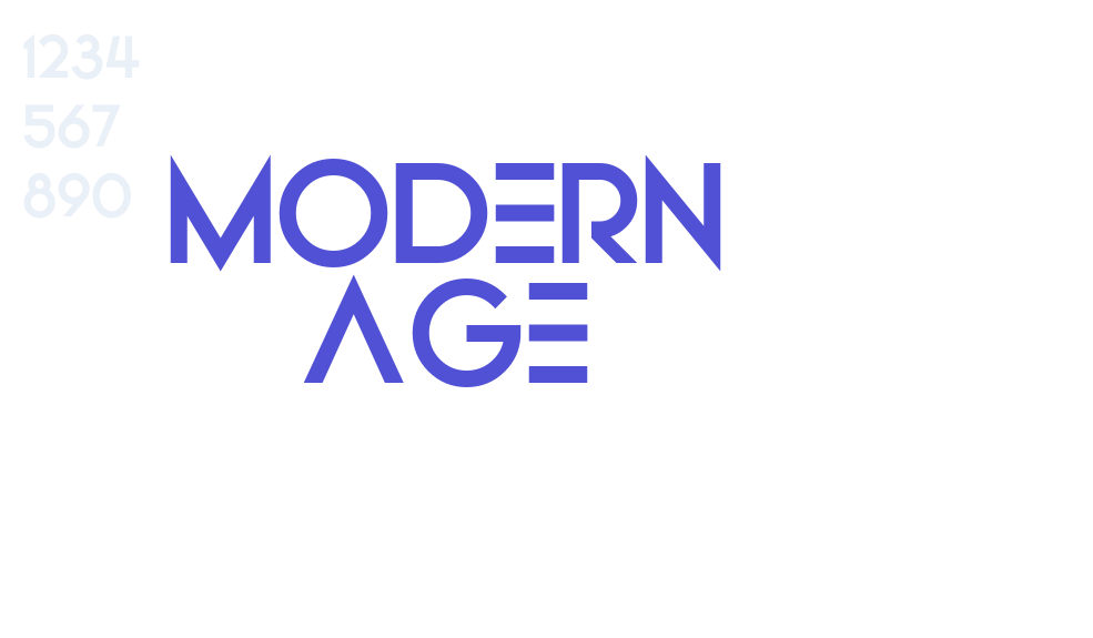 Modern Age-font-download