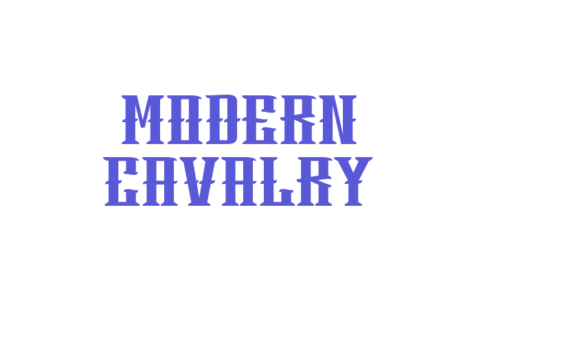 Modern Cavalry Font Download