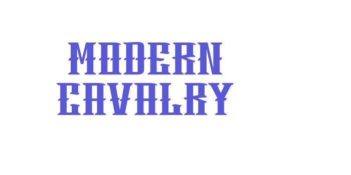 Modern Cavalry Font Download