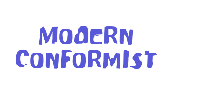 Modern Conformist Font Download