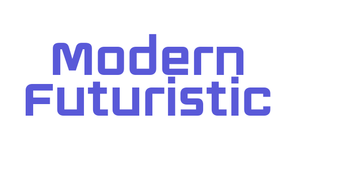 Modern Futuristic Font Download