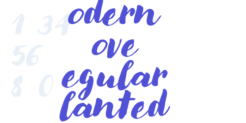 Modern Love Regular Slanted-font-download