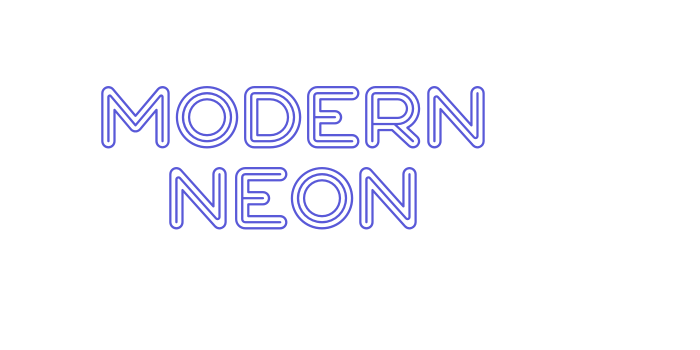 Modern Neon Font Download