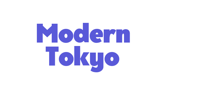 Modern Tokyo Font Download