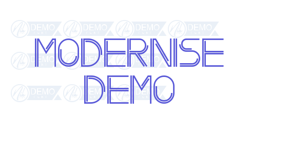 Modernise Demo font free