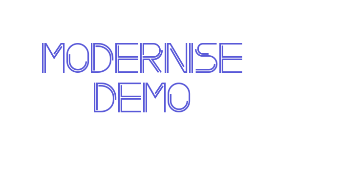 Modernise Demo Font Download