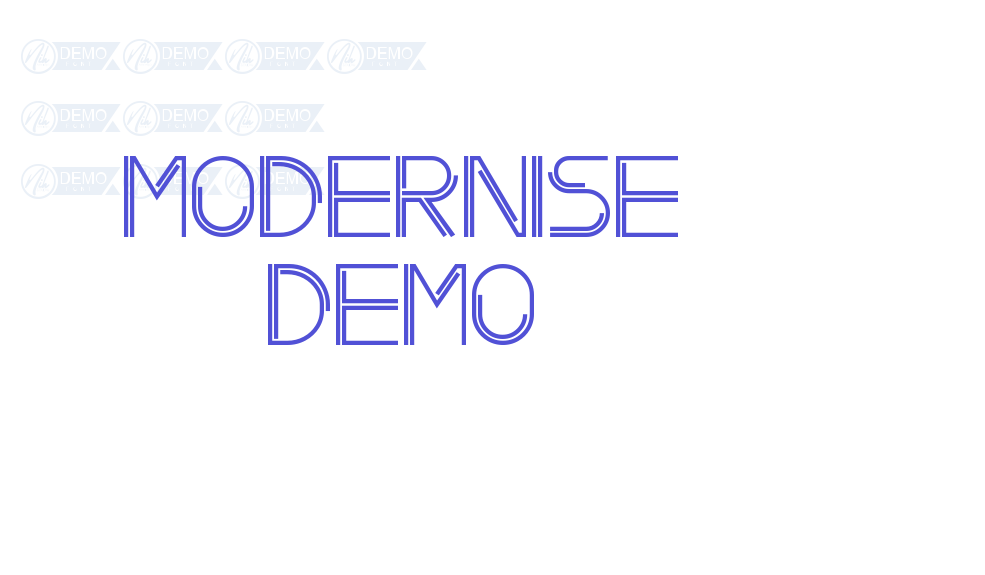 Modernise Demo-font-download