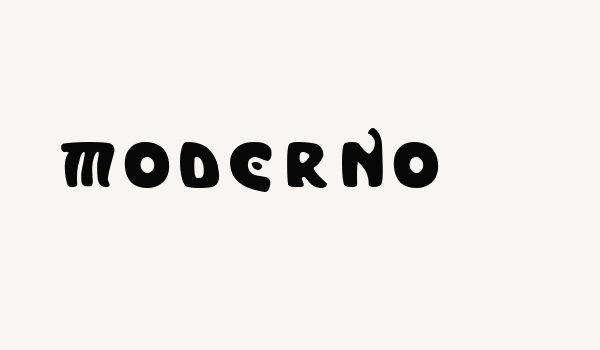 Moderno Font