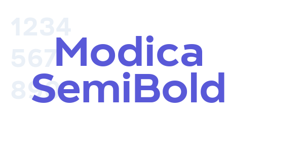 Modica SemiBold font free