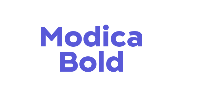 Modica Bold Font Download