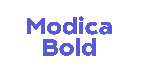 Modica Bold Font