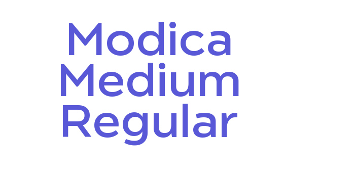 Modica Medium Regular Font Download