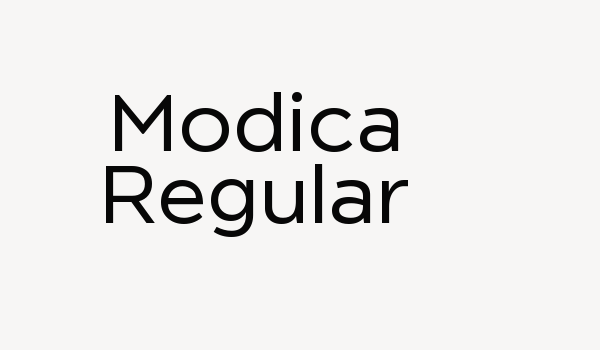 Modica Regular Font