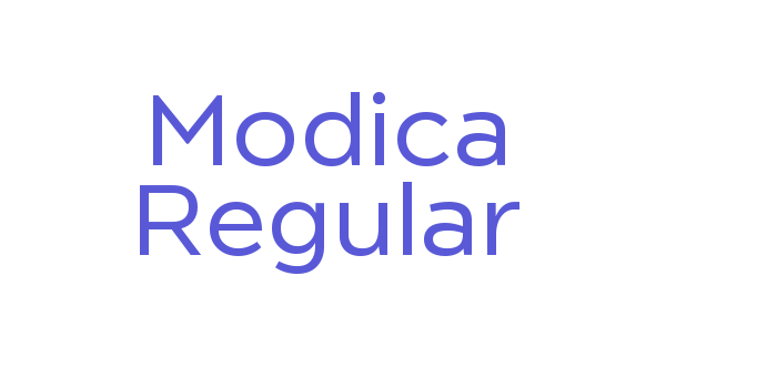 Modica Regular Font Download