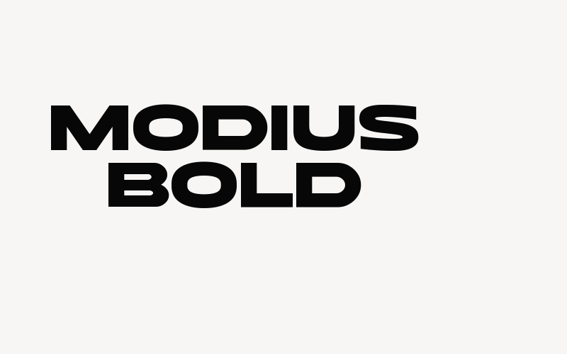 Modius Bold Font