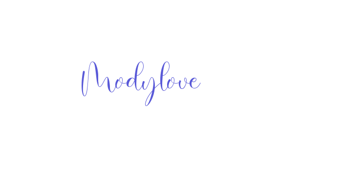 Modylove Font