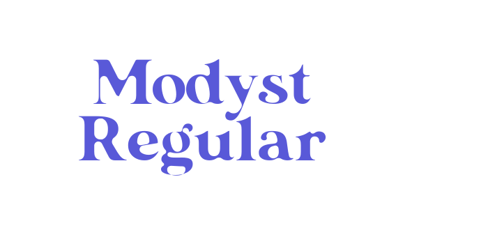 Modyst Regular Font Download