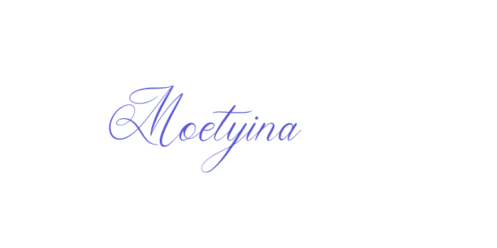 Moetyina Font Download