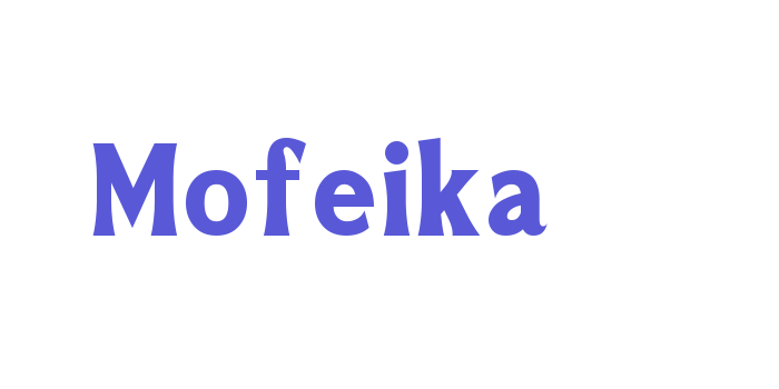 Mofeika Font