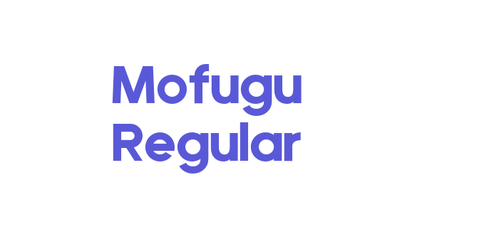 Mofugu Regular Font Download