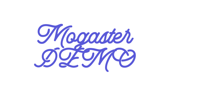 Mogaster DEMO Font Download