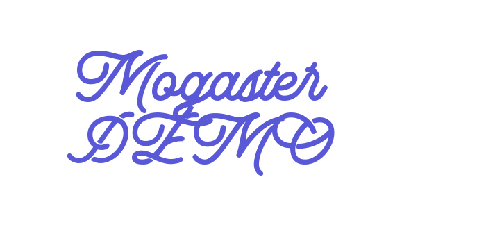 Mogaster DEMO Font