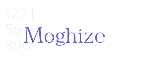 Moghize font free